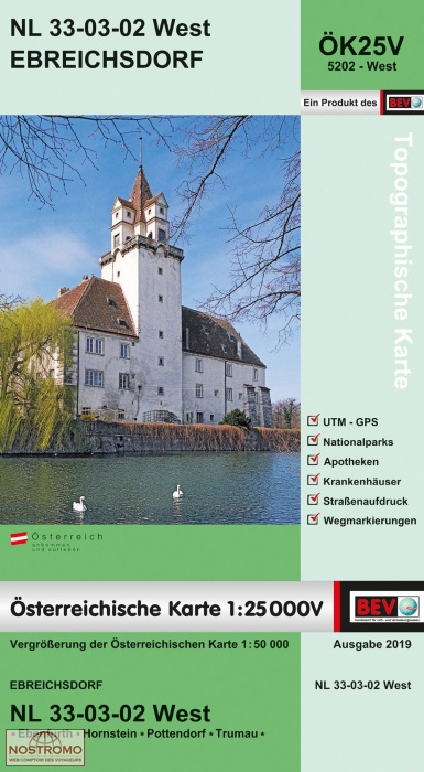 5202-WEST EBREICHSDORF | carte topographique BEV