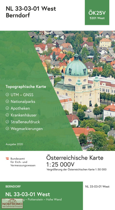 5201-WEST BERNDORF | carte topographique BEV