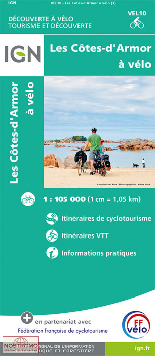 VEL10 CÔTES-D'ARMOR BY BIKE | IGN cycling map