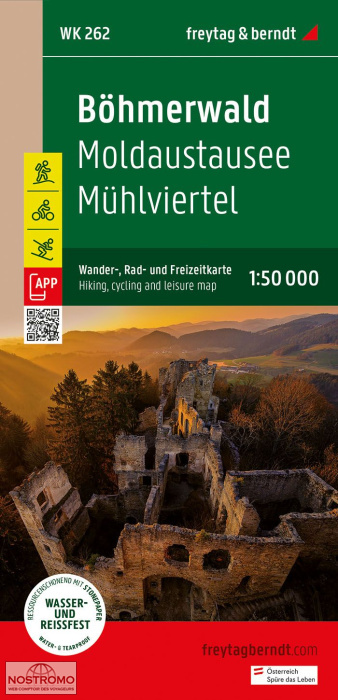 WK262 BÖHMERWALD | Freytag & Berndt hiking map