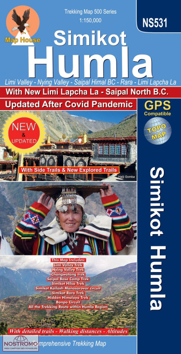 SIMIKOT TO HUMLA - NS 531 | Nepamaps trekking map