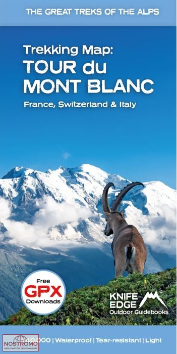TOUR DU MONT BLANC | Knife Edge Outdoor hiking map