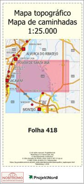 418 PANÇAS (BENAVENTE) | carte topographique Projektnord