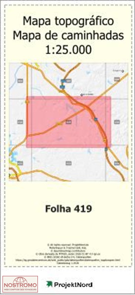 419 MATA DO DUQUE (MONTIJO) | carte topographique Projektnord