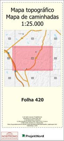 420 CANHA (MONTIJO) | carte topographique Projektnord