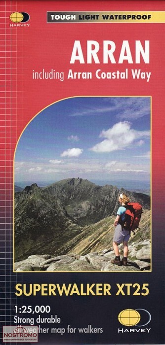 ARRAN | Harvey hiking map