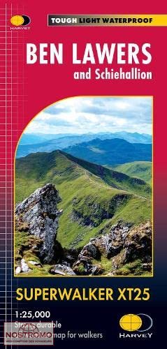 BEN LAWERS & SCHIEHALLION | carte de randonnée Harvey