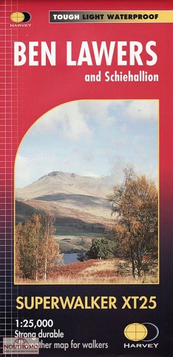 BEN LAWERS & SCHIEHALLION | Harvey hiking map