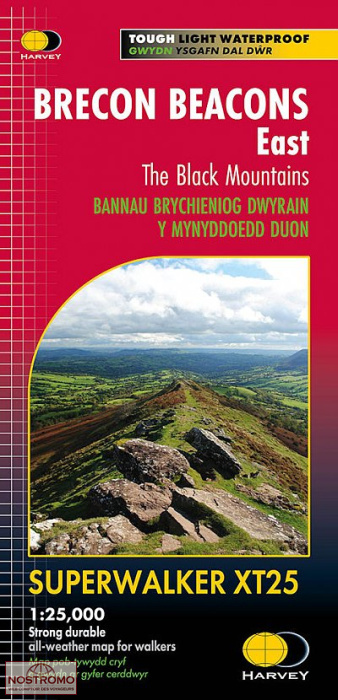 BRECON BEACONS EAST | Harvey hiking map