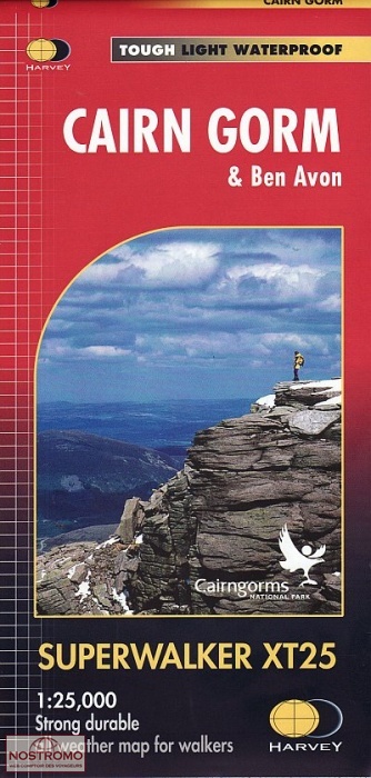 CAIRN GORM & BEN AVON | Harvey hiking map