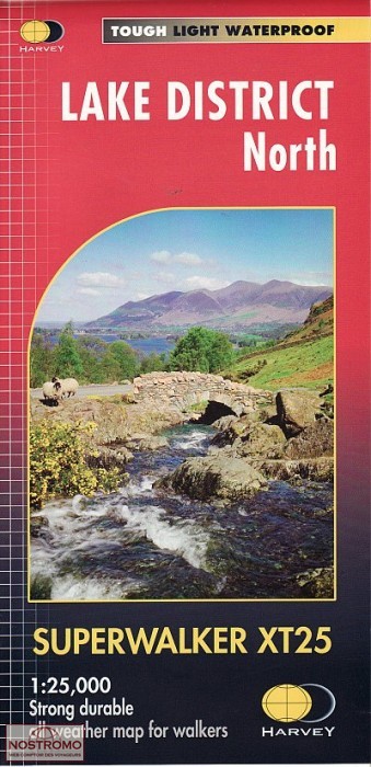 LAKE DISTRICT NORTH | carte de randonnée Harvey