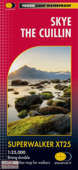 SKYE - THE CUILLIN | Harvey hiking map