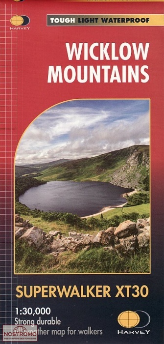 WICKLOW MOUNTAINS | Harvey hiking map