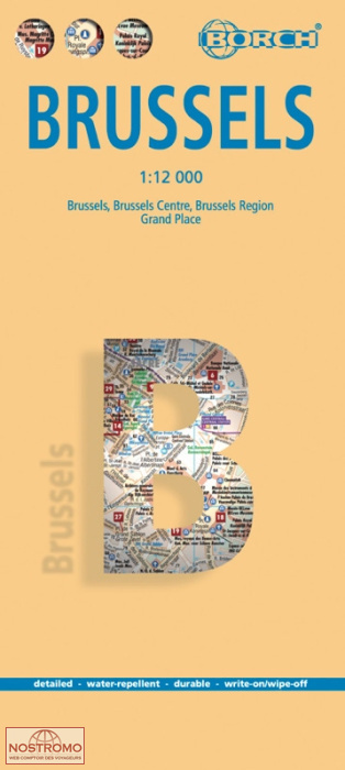 BRUXELLES | plan de ville Borch