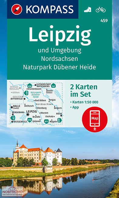 459 LEIPZIG UND UMGEBUNG | Kompass hiking maps
