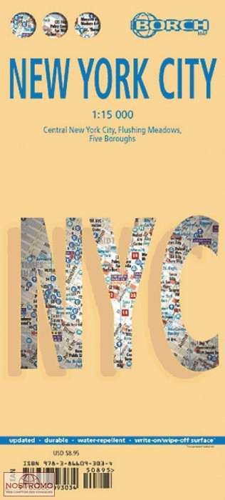 NEW YORK CITY | Borch city map