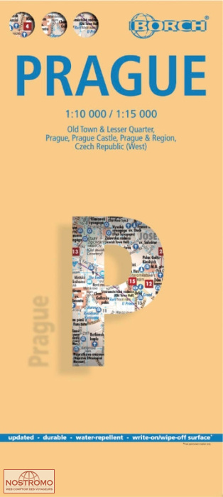 PRAGUE | plan de ville Borch