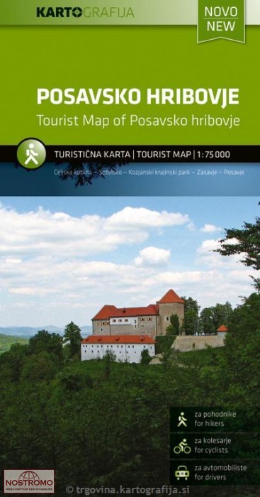 POSAVSKO HRIBOVJE | Kartografija hiking map