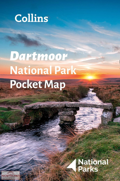 DARTMOOR | carte touristique Collins