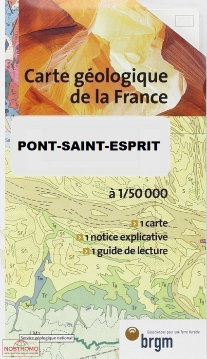 0913 PONT-SAINT-ESPRIT | carte géologique BRGM