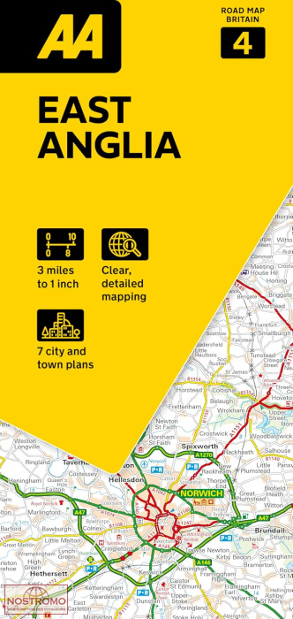04 EAST ANGLIA | AA road map