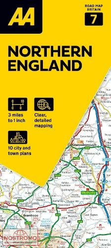 07 NORTHERN ENGLAND | AA road map