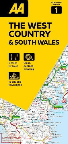 01 WEST COUNTRY & SOUTH WALES | AA road map