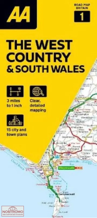 01 WEST COUNTRY & SOUTH WALES | AA road map