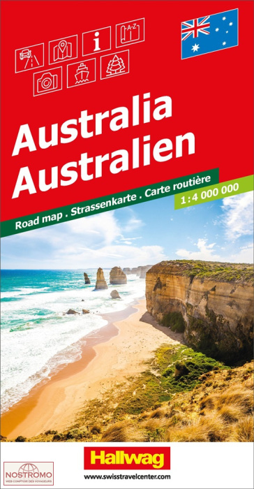 AUSTRALIA | Hallwag road map