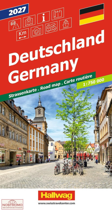 GERMANY | Hallwag road map
