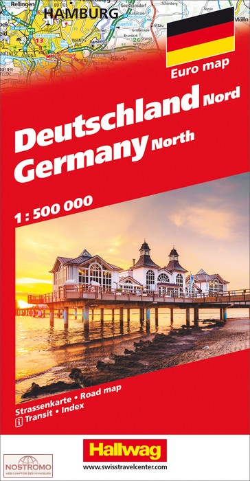 GERMANY NORTH | Hallwag road map