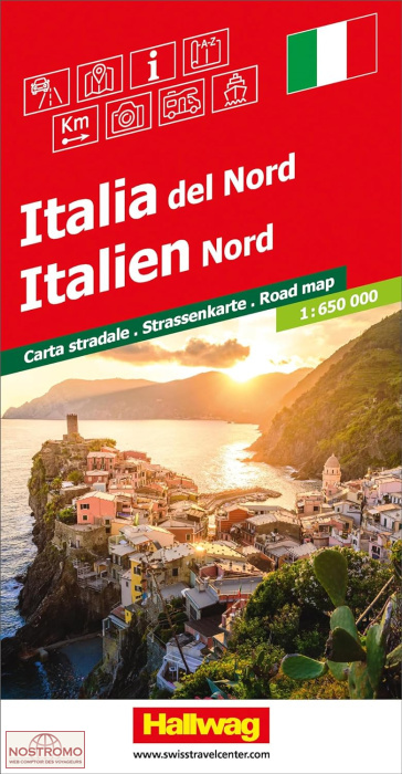 ITALY NORTH | Hallwag road map