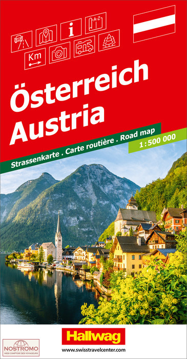 AUSTRIA | Hallwag road map
