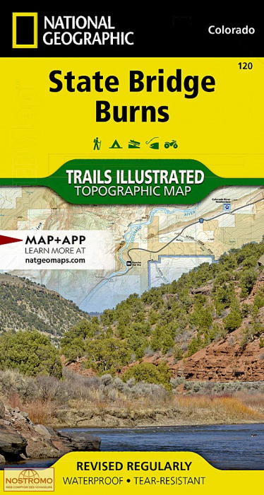 STATE BRIDGE - BURNS | National Geographic hiking map