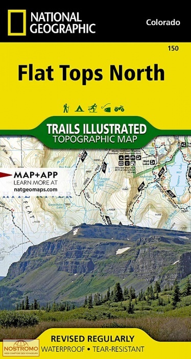 FLAT TOPS NORTH | National Geographic hiking map