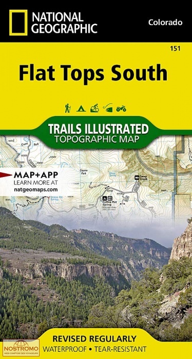 FLAT TOPS SOUTH | National Geographic hiking map