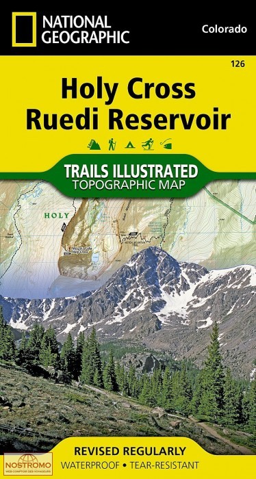 HOLY CROSS - RUEDI RESERVOIR | National Geographic hiking map