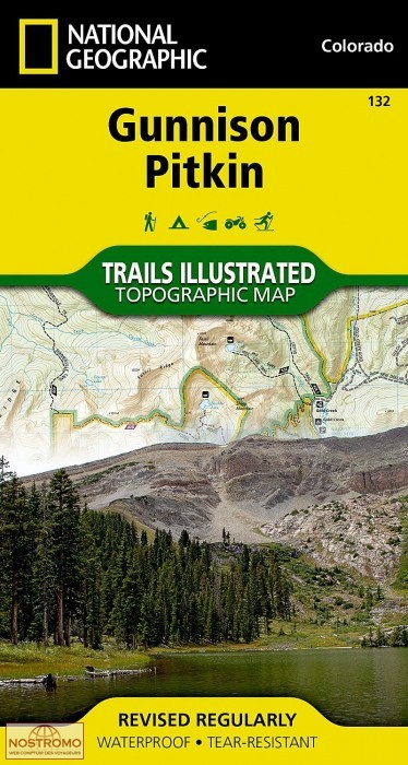 GUNNISON - PITKIN | National Geographic hiking map