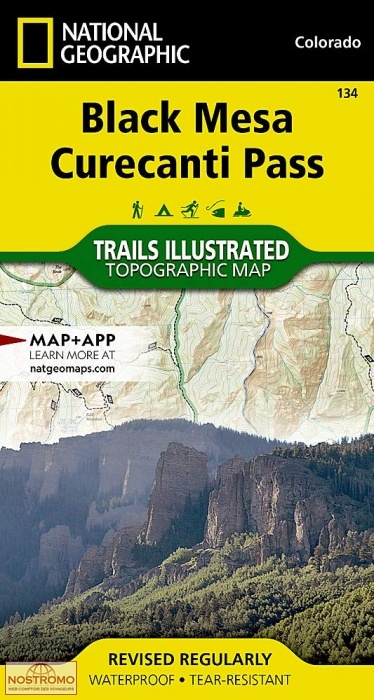 BLACK MESA - CURECANTI PASS | National Geographic hiking map