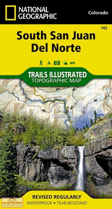 SOUTH SAN JUAN DEL NORTE | National Geographic hiking map