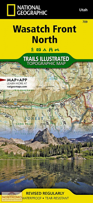 WASATCH FRONT NORTH | National Geographic hiking map