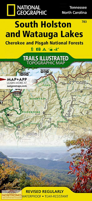 SOUTH HOLSTON & WATAUGA LAKES | National Geographic hiking map