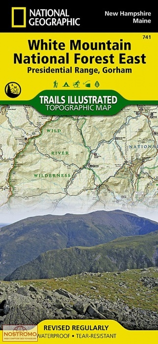 WHITE MOUNTAINS NATIONAL FOREST EAST | carte de randonnée National Geographic
