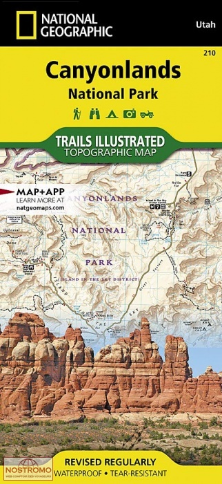 CANYONLANDS NATIONAL PARK | National Geographic hiking map