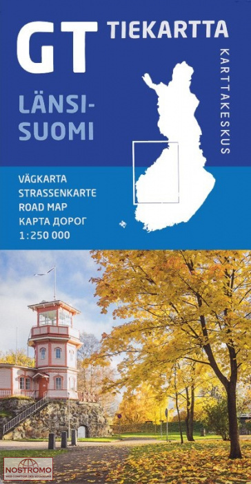 FINLANDE OUEST | carte touristique Karttakeskus