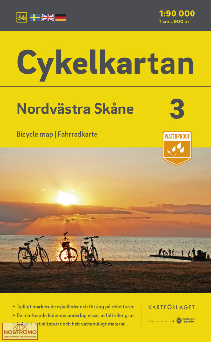 03 NORDVÄSTRA SKÅNE | Kartförlaget cycling map
