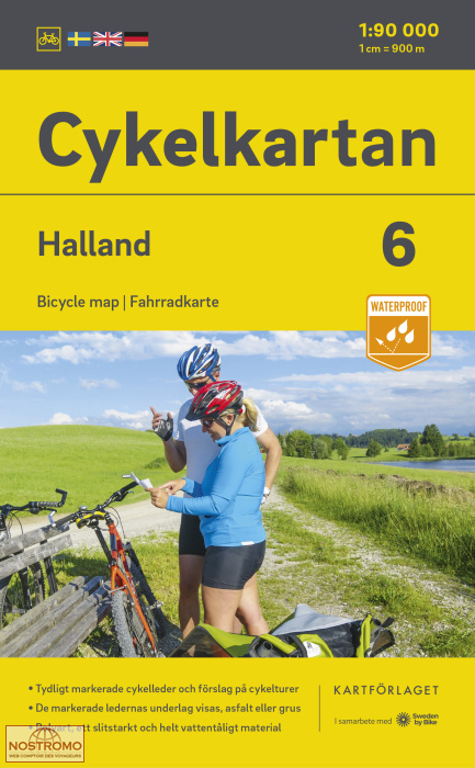 06 HALLAND | Kartförlaget cycling map