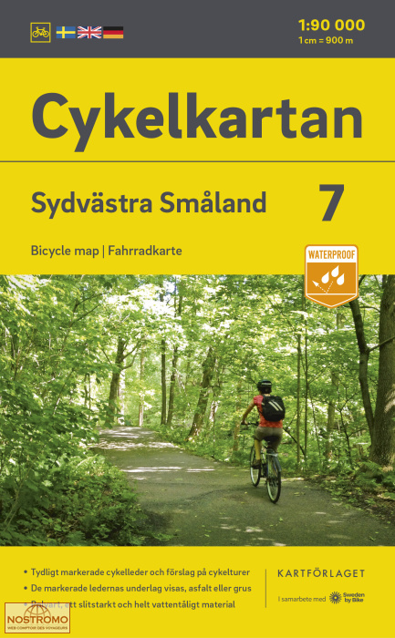 07 SYDVÄSTRA SMÅLAND | Kartförlaget cycling map