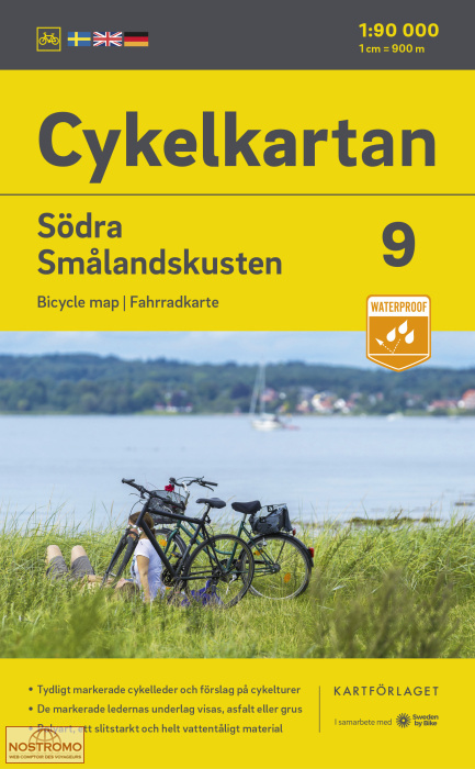 09 SÖDRA SMÅLANDSKUSTEN | Kartförlaget cycling map