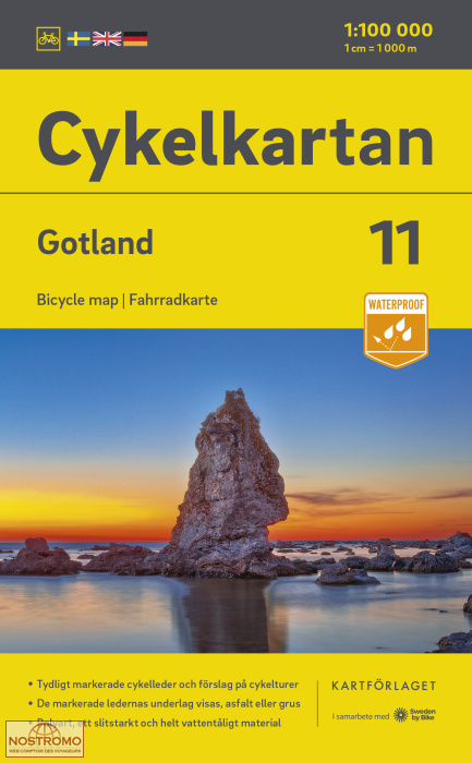 11 GOTLAND | Kartförlaget cycling map